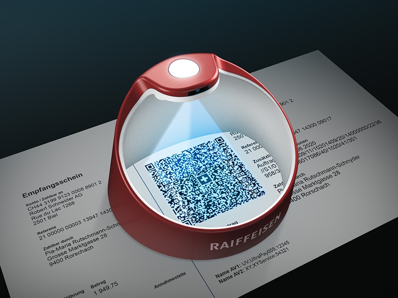 Scanner le Swiss QR Code de la QR-facture sur papier

