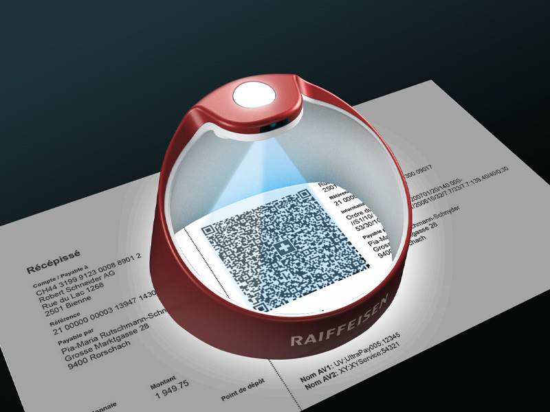 Scanner le Swiss QR Code de la QR-facture sur papier
